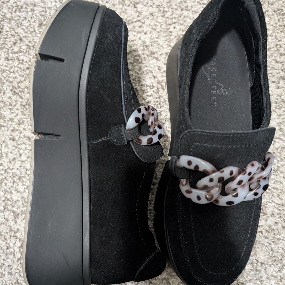 Naked Feet Black Princeton Loafers